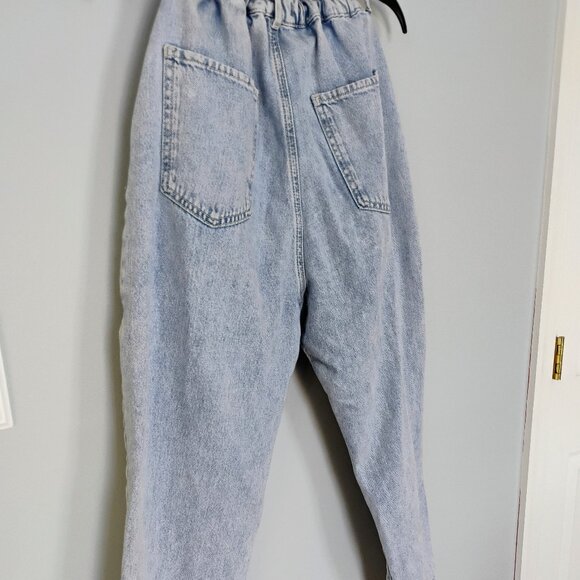 ZARA High-Waisted Paperbag Jeans Size 4 - Picture 7 of 10
